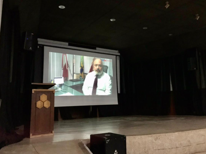 Procurador-geral de Justiça César Mattar Jr enviou mensagem em vídeo