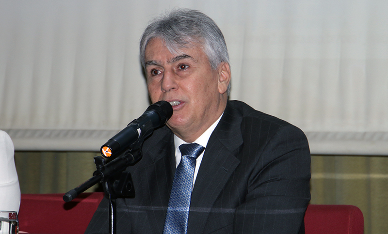 Procurador-geral de Justiça do Pará, Gilberto Martins, fala durante abertura do seminário