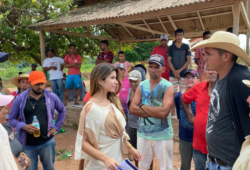 Além do problema da água, demandas da comunidade são da área de saúde e segurança Além do problema da água, demandas da comunidade são da área de saúde e segurança