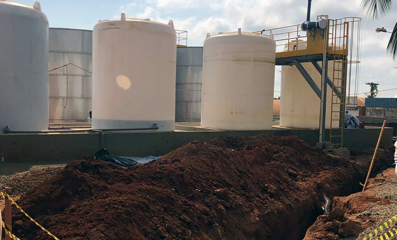 Novas estações de tratamento de água e esgoto estão sendo construídas em Altamira Novas estações de tratamento de água e esgoto estão sendo construídas em Altamira