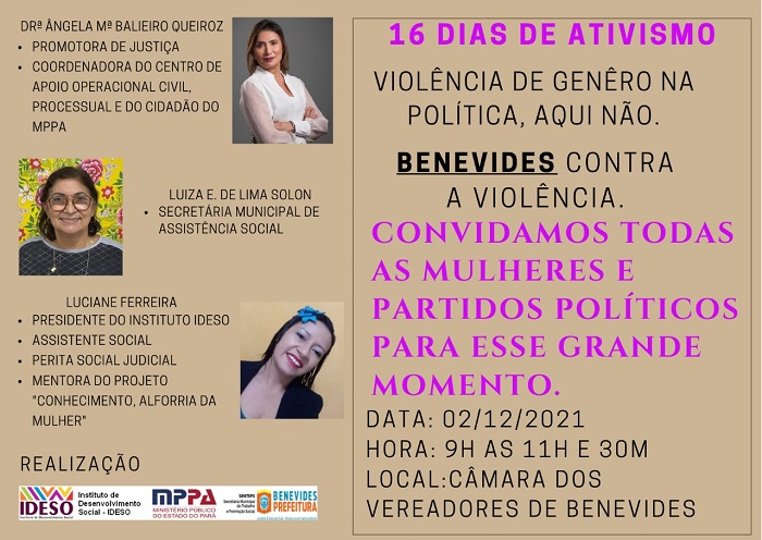 Flyer do evento