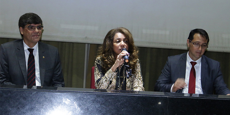 José Maria Lima, Cândida Nascimento e Rodier Barata: apoio institucional ao ANPP José Maria Lima, Cândida Nascimento e Rodier Barata: apoio institucional ao ANPP