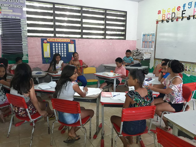 Sala de aula de escola da rede pública de São Sebastião da Boa Vista: alvo de inspeção Sala de aula de escola da rede pública de São Sebastião da Boa Vista: alvo de inspeção