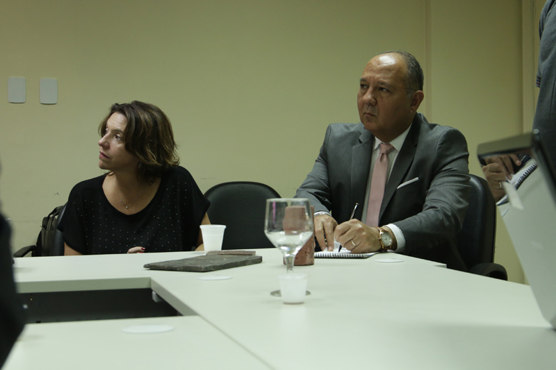 O coordenador do CAOMA, promotor José Godofredo, participou da reunião.