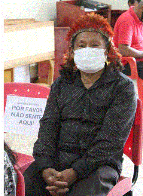 Cacique Juliano Karo Munduruku, da aldeia Karobixik