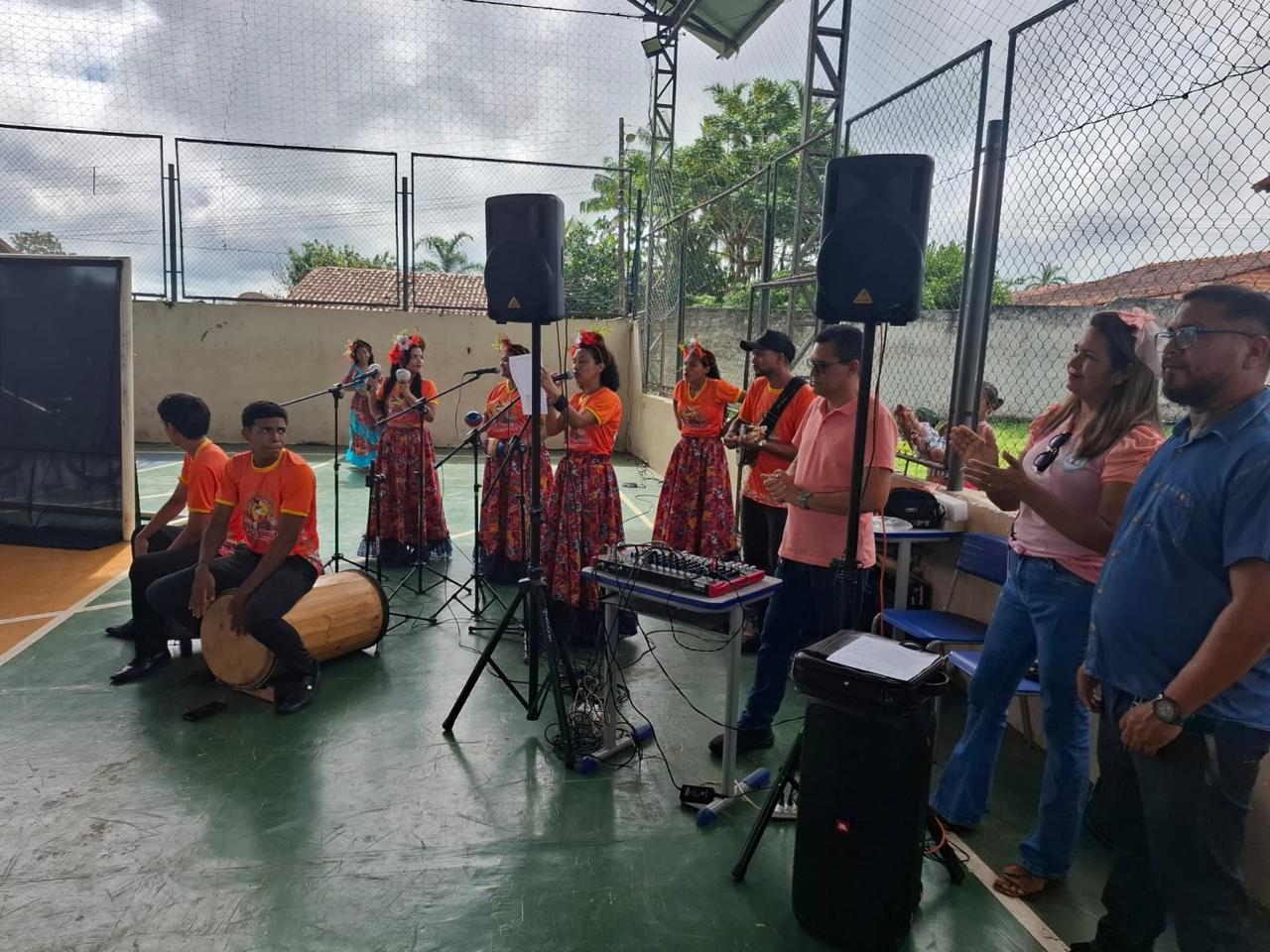 Ação contou com apresentações, roda de conversa e música com o Grupo de Carimbó Moça Bonita. Ação contou com apresentações, roda de conversa e música com o Grupo de Carimbó Moça Bonita.