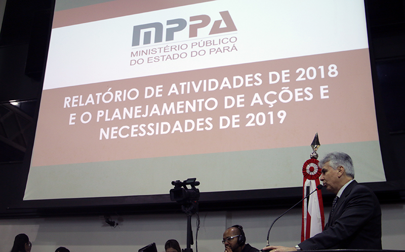 Apresentação do relatório anual de atividades do MPPA aos deputados estaduais Apresentação do relatório anual de atividades do MPPA aos deputados estaduais