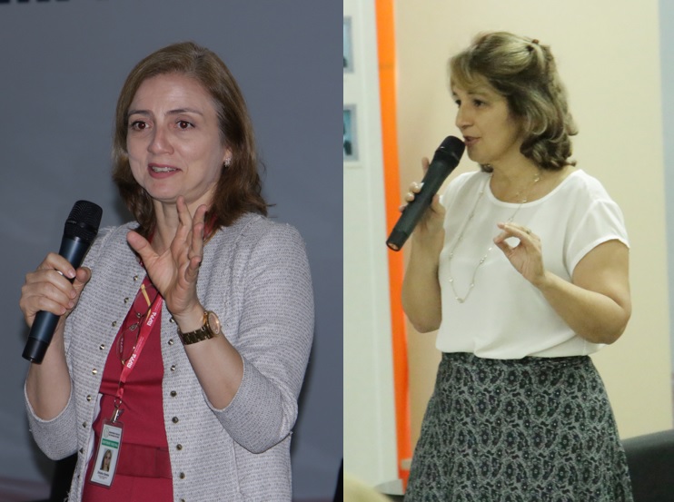Ednalva Sousa e Lúcia Florenzano