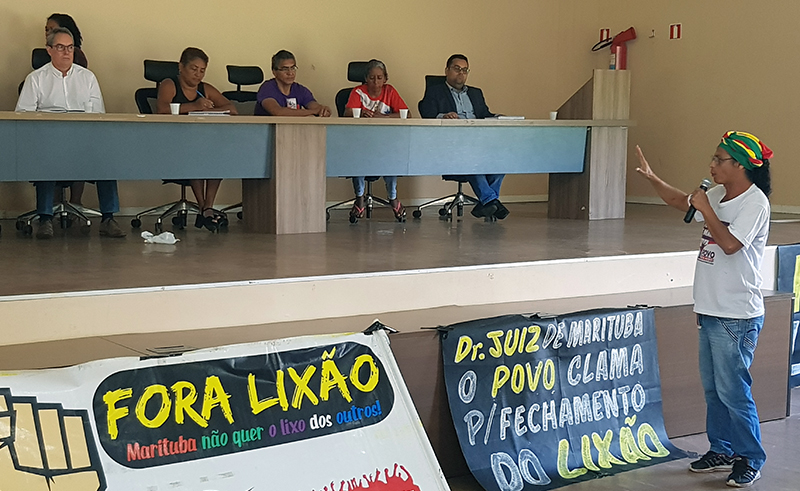 Moradores de Marituba fizeram vários questionamentos durante a audiência Moradores de Marituba fizeram vários questionamentos durante a audiência