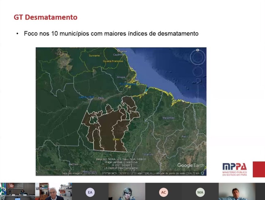 Reunião Força-Tarefa dos Ministérios Públicos dos Estados da Amazônia Legal
