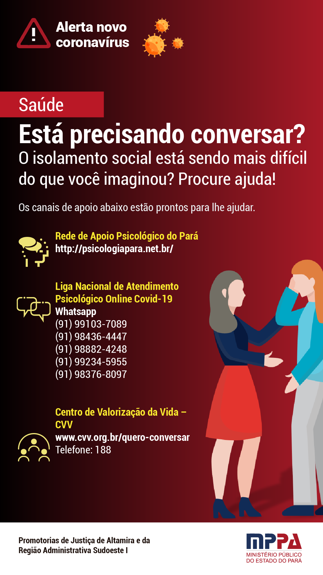 Cartaz divulgado por promotores de Justiça que atuam em Altamira e região Cartaz divulgado por promotores de Justiça que atuam em Altamira e região