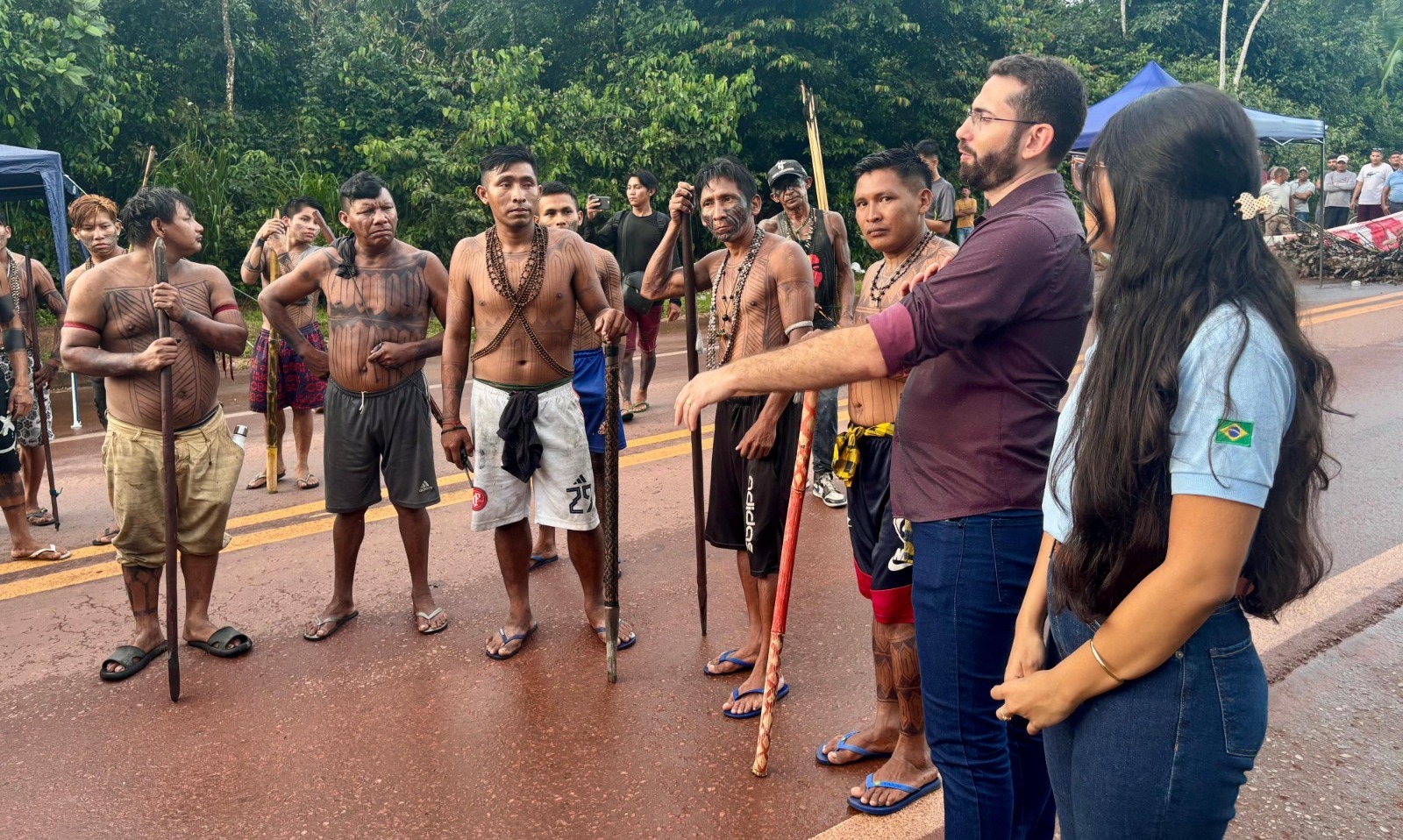 Promotores averiguaram a segurança e integridade física dos manifestantes. Promotores averiguaram a segurança e integridade física dos manifestantes.