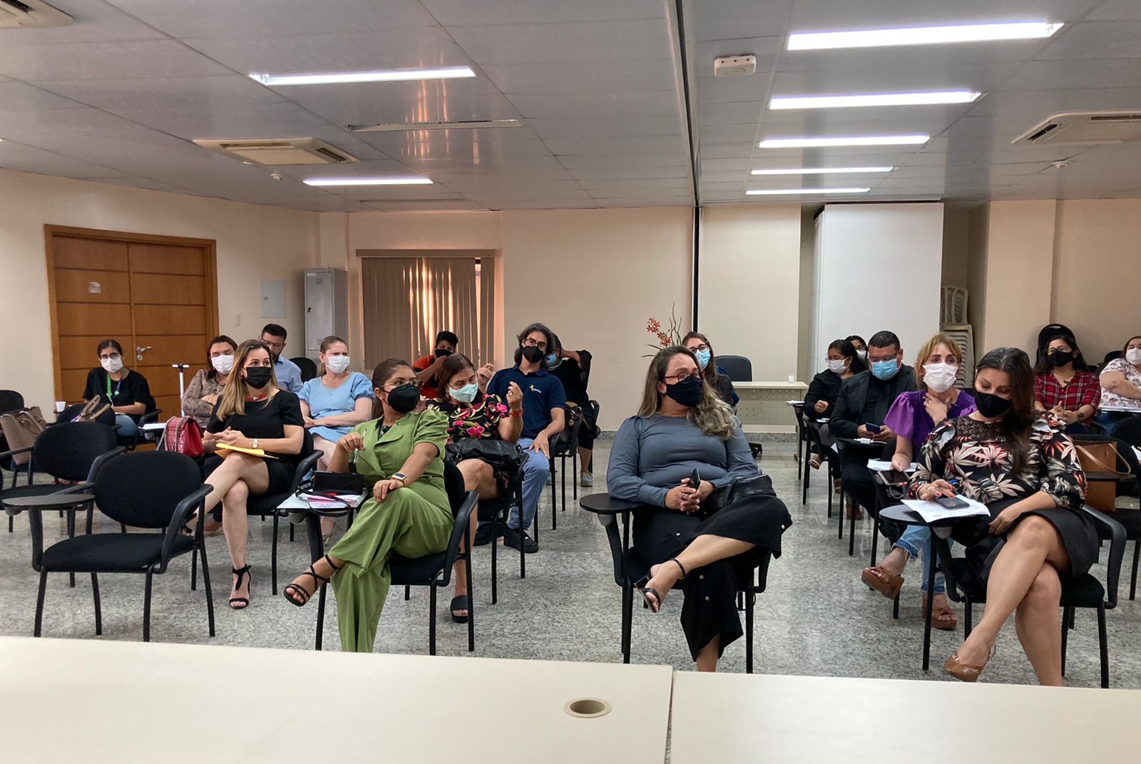 Reunião do Núcleo Mulher sobre Plano de Ação no atendimento de mulheres em situação de violência