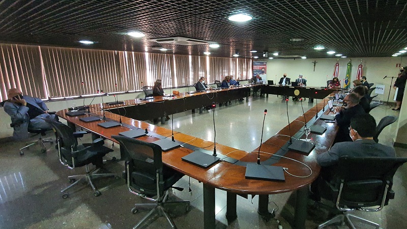 A sessão aconteceu em cerimônia reservada obedecendo todas as regras de segurança ferentes à covid-19 A sessão aconteceu em cerimônia reservada obedecendo todas as regras de segurança ferentes à covid-19