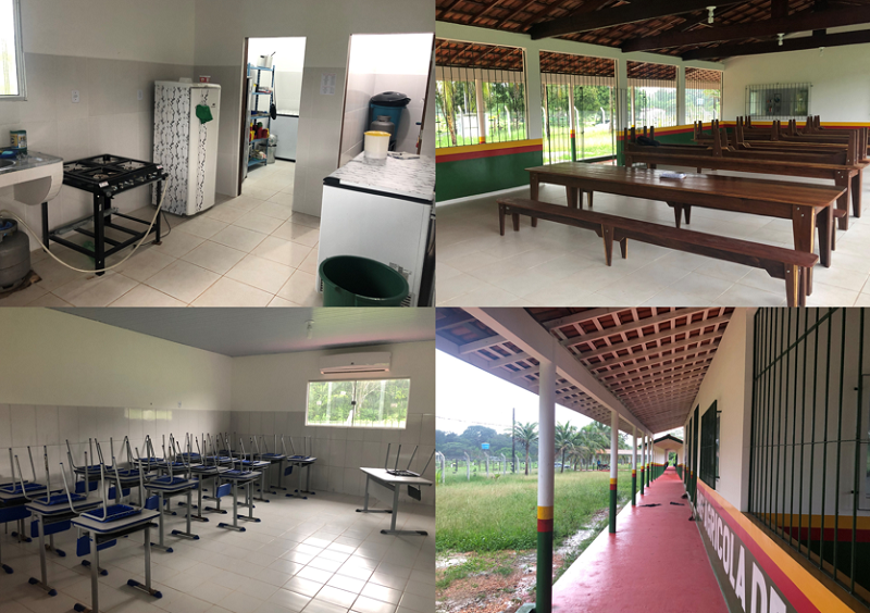Escola após o TAC assinado com o MPPA Escola após o TAC assinado com o MPPA