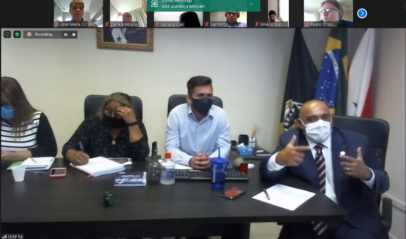 A reunião contou com a participação do A reunião contou com a participação do