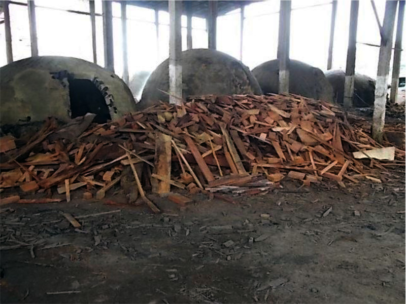 Local de funcionamento da empresa de carvão vegetal