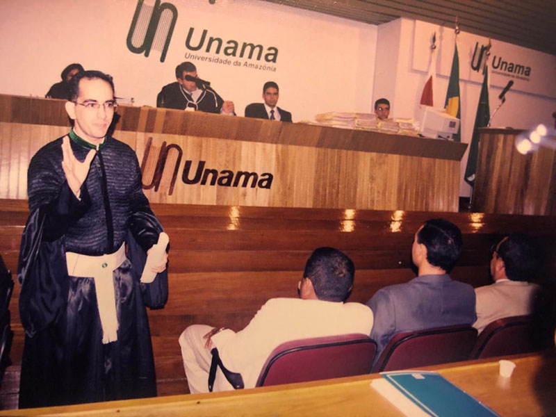 PJ Marco Aurélio atuou em todas as oito sessões de julgamento. O 1º júri foi na Unama.