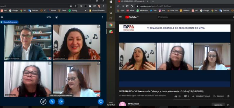 Palestrantes e mediadores do encerramento da VI Semana