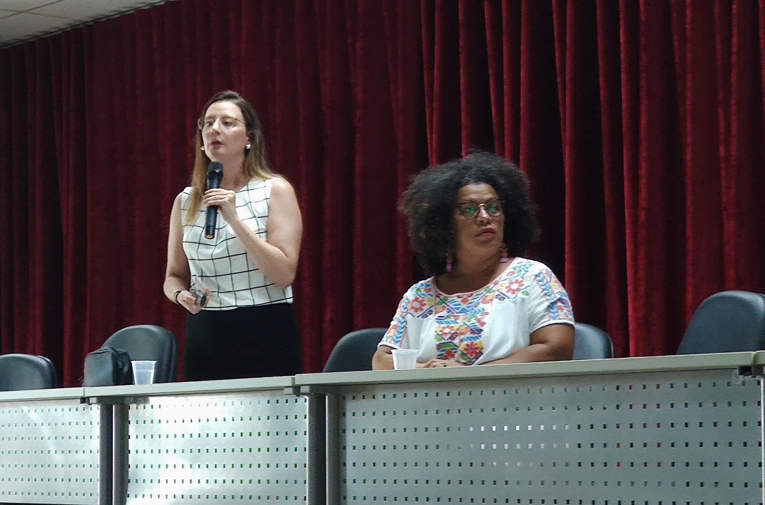 Procuradora Sofia Vilela, do MPT de São Paulo, e Lilian Braga, promotora de Justiça de Santarém Procuradora Sofia Vilela, do MPT de São Paulo, e Lilian Braga, promotora de Justiça de Santarém